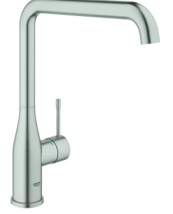 Keukenkranen|Brico Grohe Keukenmengkraan Essence Supersteel Mat