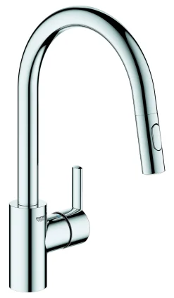 Keukenkranen|Brico Grohe Keukenmengkraan Feel Met Uittrekbare Handdouche Chroom