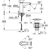 Wastafelkranen|Brico Grohe Quickfix Start Wastafelmengkraan M-Size Chroom