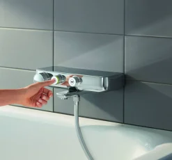 Badkranen|Brico Grohe Thermostatische Bad En Douche_Mengkraan Smartcontrol Chroom