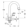 Fonteinkranen|Brico Grohe Toiletkraan Universal Chroom