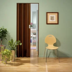 Brico Grosfillex Vouwdeur Spacy Palissander 205X84Cm- Schuifdeuren