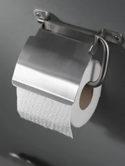 Toiletaccessoires|Brico Haceka Toiletrolhouder Ixi Met Klep Geborsteld