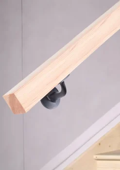Brico Handystairs Houten Trapleuning - Vierkante Leuning 40 X 40 Mm - Grenen - 150Cm- Trapleuningen