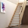 Brico Handystairs Steektrap "Rustic70" - 70Cm Breed - Hoogte 280Cm - 13 Treden Van Beukenhout (30Mm)- Zoldertrappen