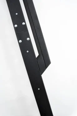 Brico Handystairs Uitschuifbare Steektrap Max6 - H=152 Cm - Beukenhout - Zwart- Zoldertrappen