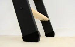 Brico Handystairs Uitschuifbare Steektrap Max6 - H=152 Cm - Grenenhout - Zwart- Zoldertrappen