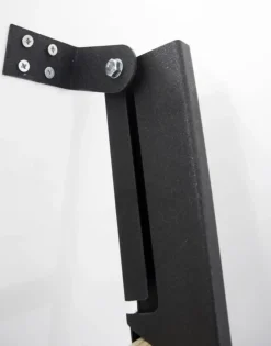 Brico Handystairs Uitschuifbare Steektrap Max6 - H=152 Cm - Grenenhout - Zwart- Zoldertrappen