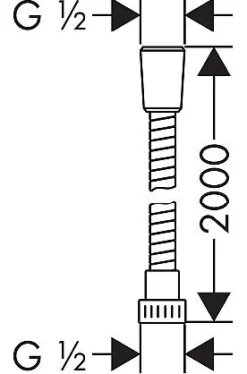 Doucheslangen|Brico Hansgrohe Doucheslang Mariflex 200Cm Chroom