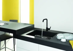 Keukenkranen|Brico Hansgrohe Keukenmengkraan Focus M41 260 Zwart Mat