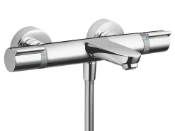 Badkranen|Brico Hansgrohe Thermostatische Bad- En Douchemengkraan Verostat² Chroom