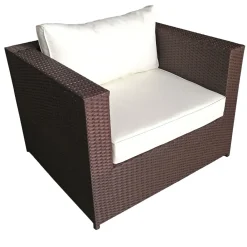 Brico Happy Garden Buitenmeubelsets Cargese - Bruin - Geweven Hars- Loungesets