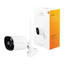 Brico Hombli Slimme Beveiligingscamera Buiten Wifi Full Hd Nachtzicht Wit- Beveiligingscamera
