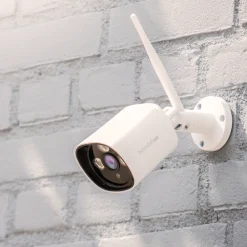 Brico Hombli Slimme Beveiligingscamera Buiten Wifi Full Hd Nachtzicht Wit- Beveiligingscamera