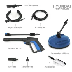 Hogedrukreinigers|Brico Hyundai Hogedrukreiniger 1500W