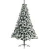 Kunstkerstbomen|Brico Imperial Pine Kerstboom Besneeuwd Groen 180Cm