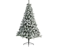 Kunstkerstbomen|Brico Imperial Pine Kerstboom Besneeuwd Groen 180Cm
