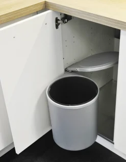 Keukenkasten|Brico Inbouwvuilnisbak Keuken Modulo 13L Grijs