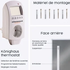 Brico Infrarood Verwarming M-Serie 360W Met Thermostaat