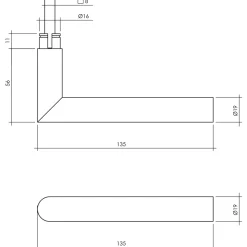 Brico Intersteel Veiligheidsbeslag Set Voordeur Skg*** Ronde Rozet Rvs Zwart- Deurbeveiliging