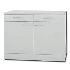 Keukenkasten|Brico Jaka Ondrekast Keuken 'Klassik50' Wit 60 Cm