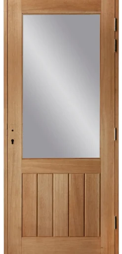 Brico Jewe Ingekaste Buitendeur Glas Links 88Cm- Voordeuren