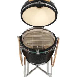 Brico Keramisch Barbecue Big Kamado 24 Inch Zwart- Keramische Barbecue