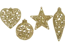 Kerstballen|Brico Kersthanger Kunstof Of Goud Glitter 1Stk