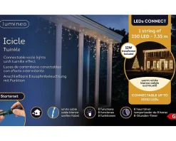 Kerstverlichting|Brico Kerstverlichting Connect Gordijn 250 Led Lampjes Warm Wit