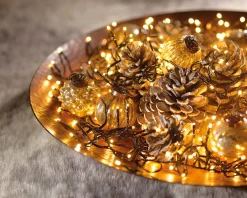 Kerstverlichting|Brico Kerstverlichting (Lumineo) Cluster 936 Led Lampjes Warm Wit 12M