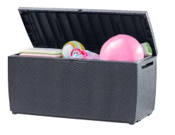 Brico Keter Kussenbox Capri Antraciet 123X57Cm- Opbergboxen Tuin