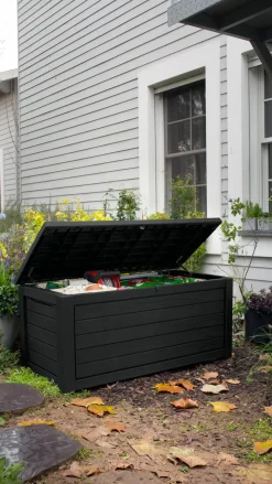 Brico Keter Kussenbox Northwood Kunststof 630L- Opbergboxen Tuin