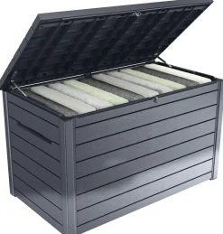 Brico Keter Kussenbox Ontario Antraciet 147X83Cm- Opbergboxen Tuin