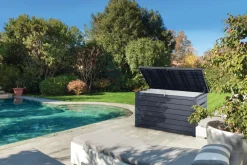 Brico Keter Kussenbox Ontario Antraciet 147X83Cm- Opbergboxen Tuin
