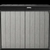 Brico Keter Opbergkast Elite Store Antraciet 123,5X82Cm- Opbergboxen Tuin