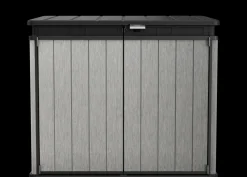 Brico Keter Opbergkast Elite Store Antraciet 123,5X82Cm- Opbergboxen Tuin