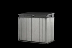 Brico Keter Opbergkast Elite Store Antraciet 123,5X82Cm- Opbergboxen Tuin
