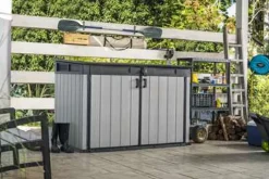 Brico Keter Opbergkast Grande Store Grijs 190X110Cm- Opbergboxen Tuin