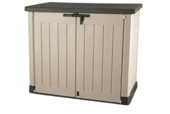 Brico Keter Opbergkast Store It Out Max Beige/Bruin 146X125Cm- Opbergboxen Tuin