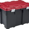Manden & Boxen|Brico Keter Opbergkoffer Explorer 185L Zwart/Rood
