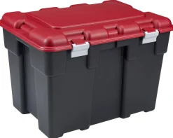 Manden & Boxen|Brico Keter Opbergkoffer Explorer 185L Zwart/Rood