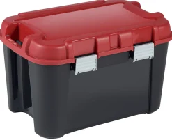 Manden & Boxen|Brico Keter Opbergkoffer Totem Pvc Zwart Rood 60L