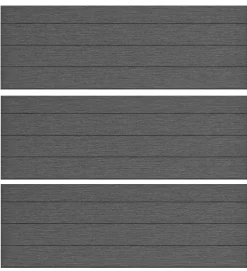 Tuinhout|Brico Keter Paneel Duotech Marly Grijs 180X60Cm 3 Stuks