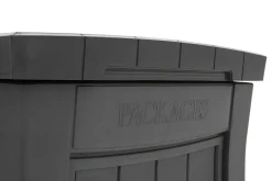Brico Keter Parcelbox Zwart 53X62Cm- Opbergboxen Tuin
