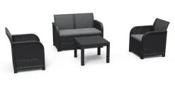 Brico Keter Rosalie Lounge Set Grafiet 113X74X65Cm- Loungesets