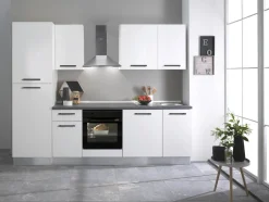 Complete Keukens|Brico Keukenblok Giorgia 270Cm Mat Wit