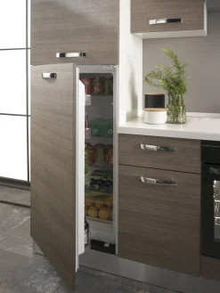 Complete Keukens|Brico Keukenblok Sofia 250Cm Notenhout Bruin