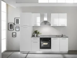 Complete Keukens|Brico Keukenblok Vega 250Cm Wit