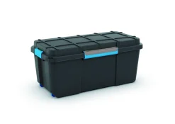 Manden & Boxen|Brico Kis Scuba Box L Zwart Blauw 80L