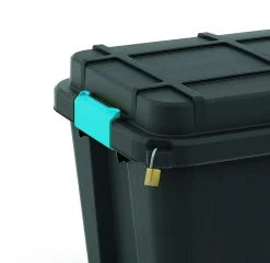 Manden & Boxen|Brico Kis Scuba Opbergbox M - 45L Zwart/Blauwe